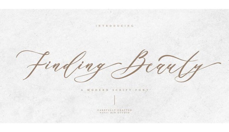 Finding Beauty Font