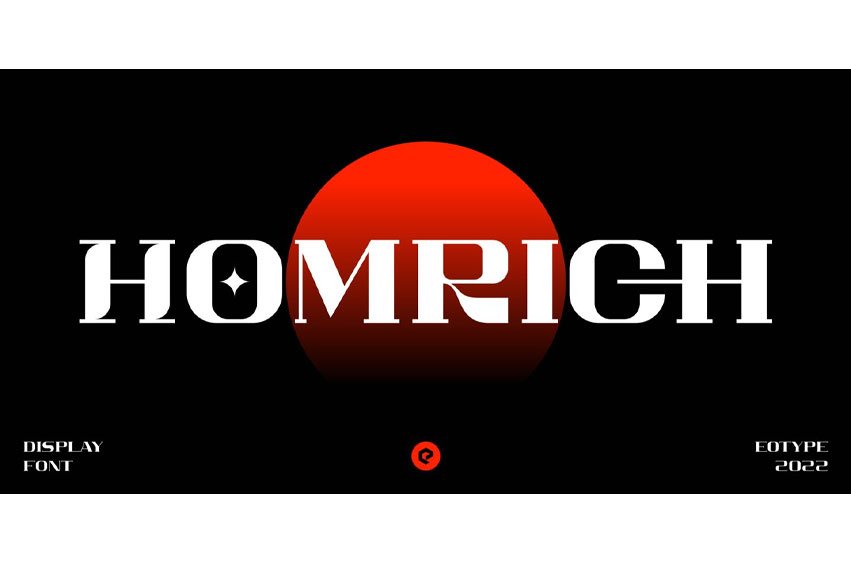 Homrich Display Font