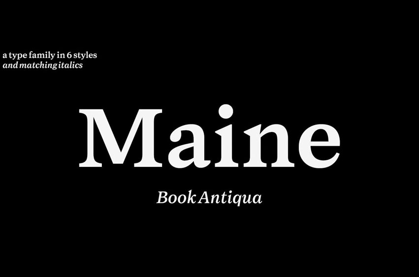 Maine Font