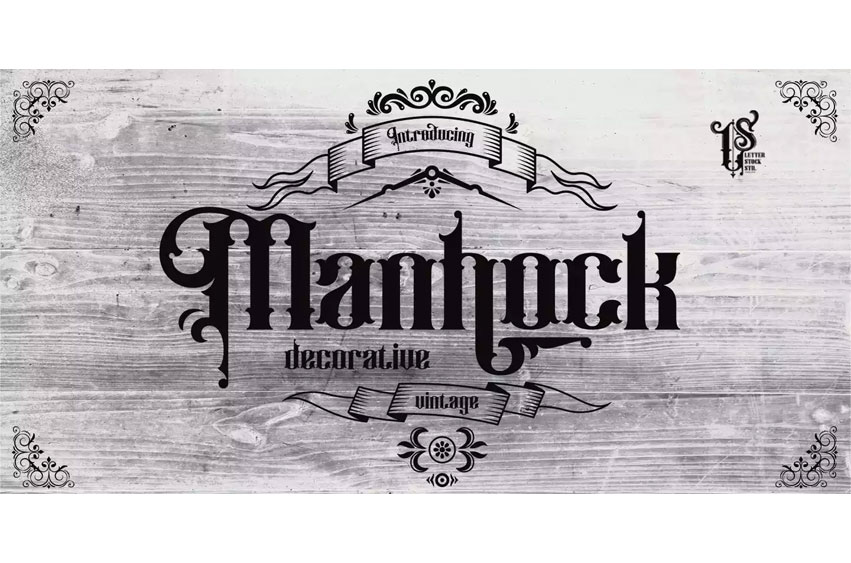 Manhock Font