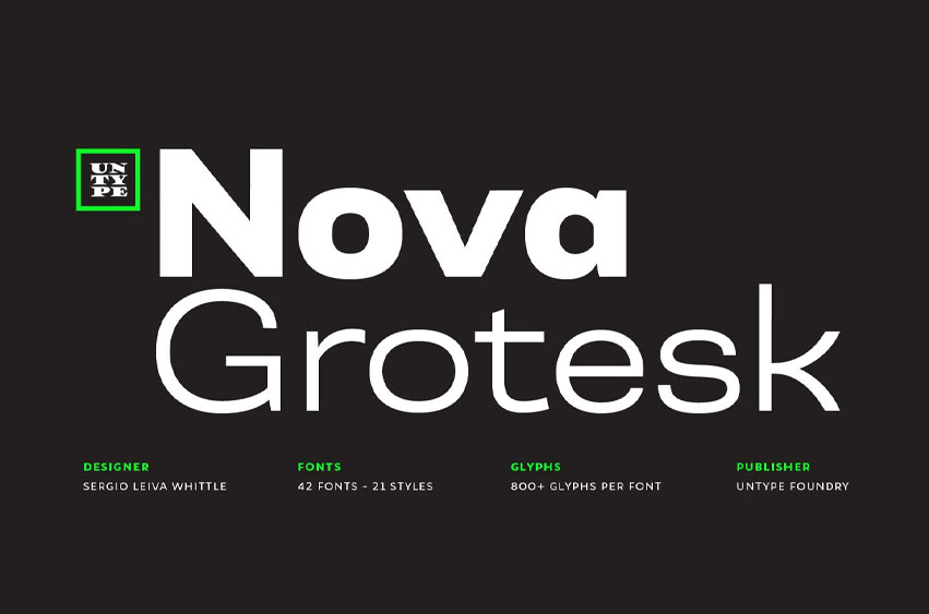 Nova Grotesk Font