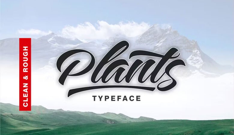Plants Font