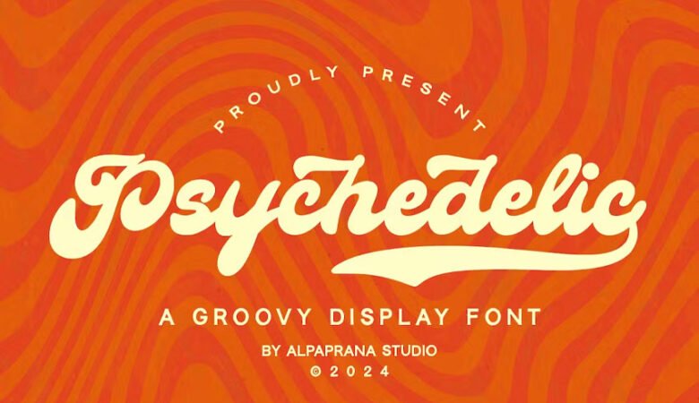 Psychedelic Groovy Font