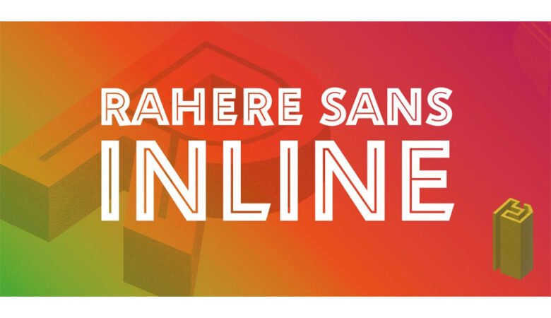 Rahere Sans Inline Font