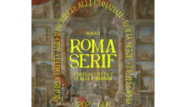 Roma Serif Font