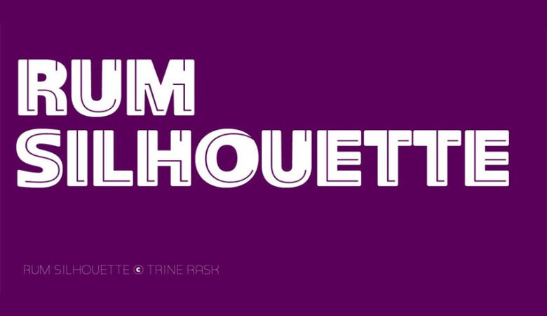 Rum Silhouette Font