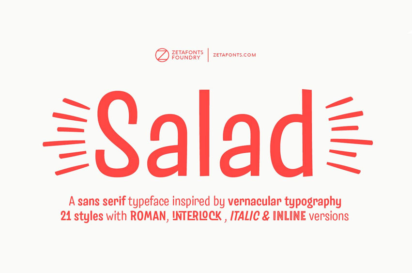 Salad Font