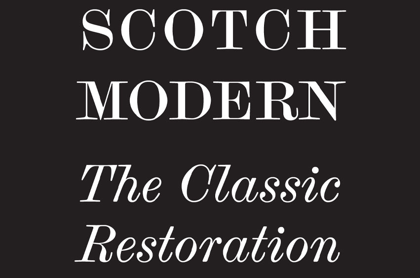 Scotch Modern Font