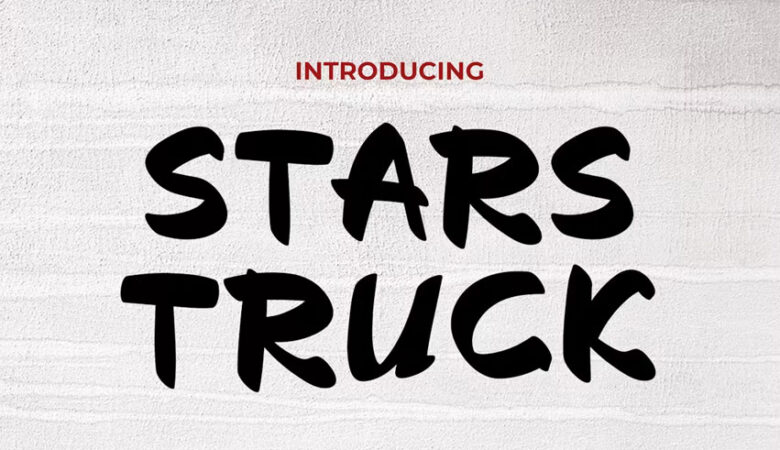 Stars Truck Font