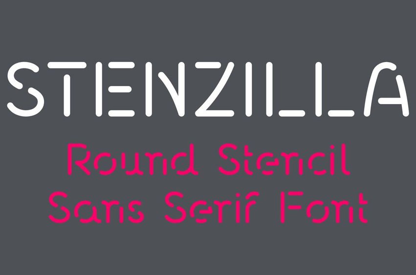 Stenzilla Font
