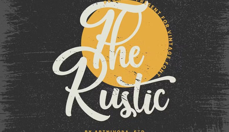 The Rustic Font