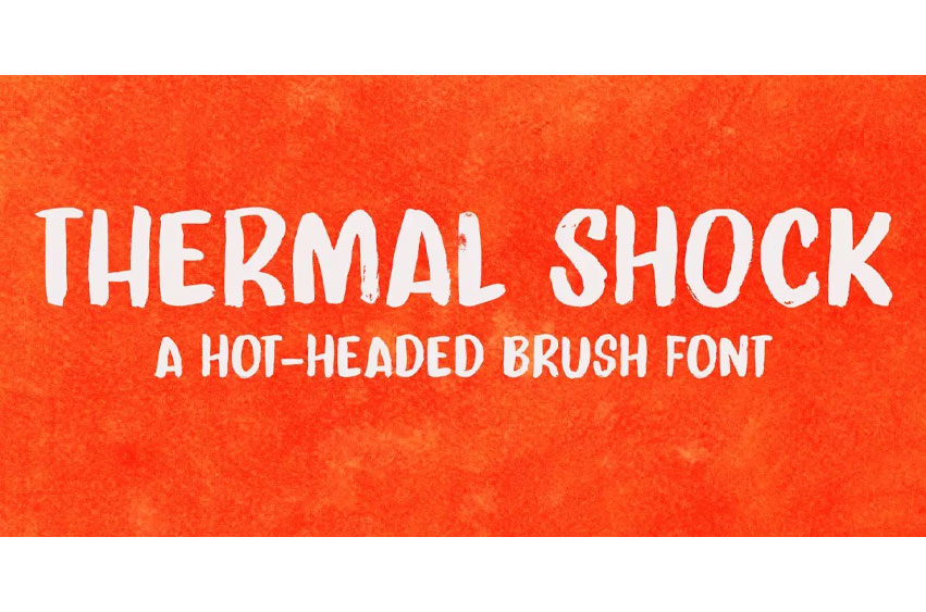 Thermal Shock Font