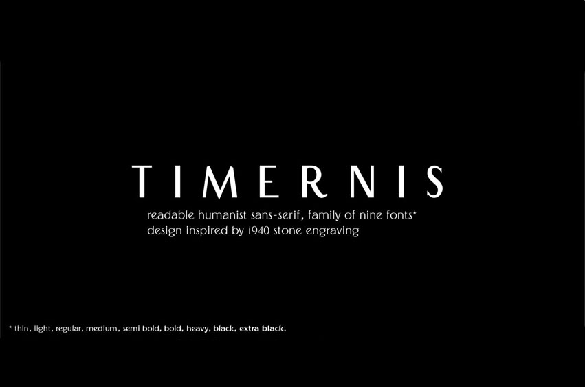 Timernis Font