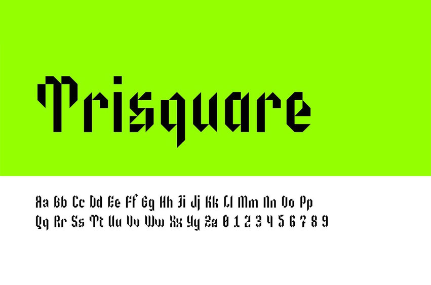 Trisquare Font