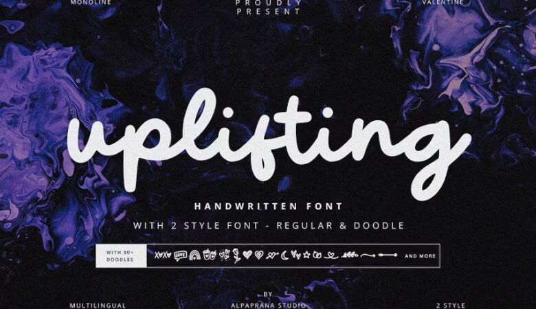 Uplifting Font