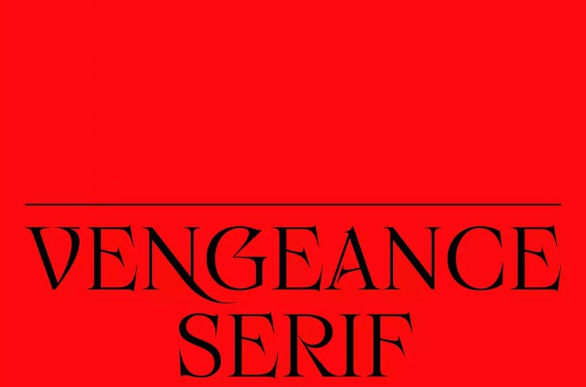 Vengeance Serif Font