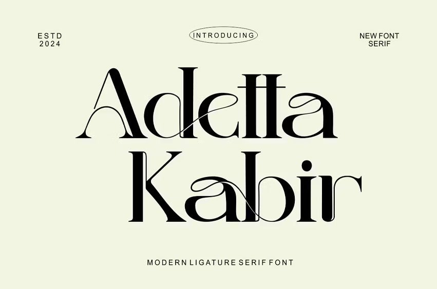 AdettaKabir Font