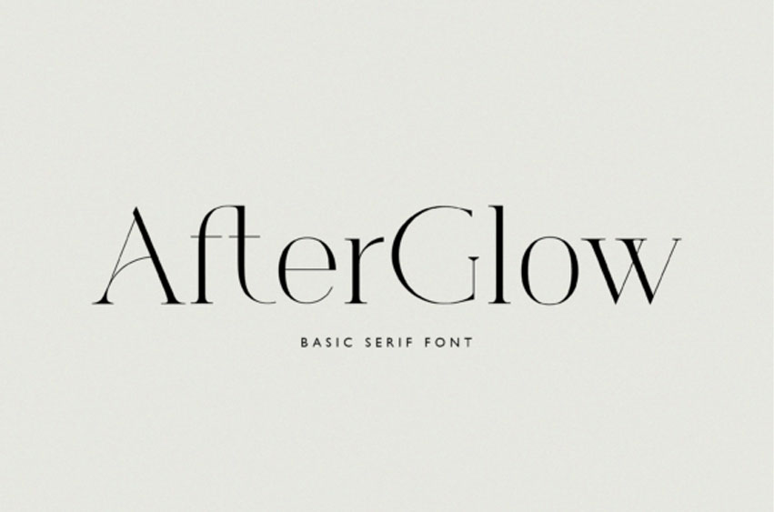 Afterglow Serif Font