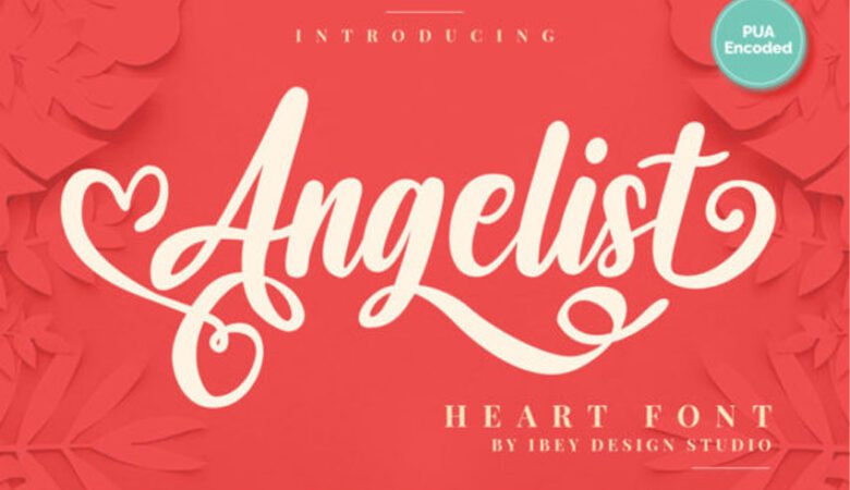 Angelist Heart Font