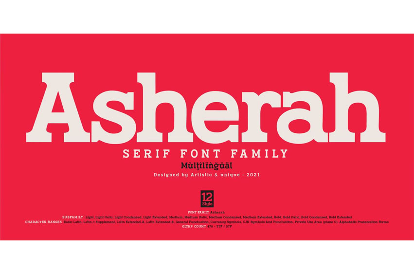 Asherah Font