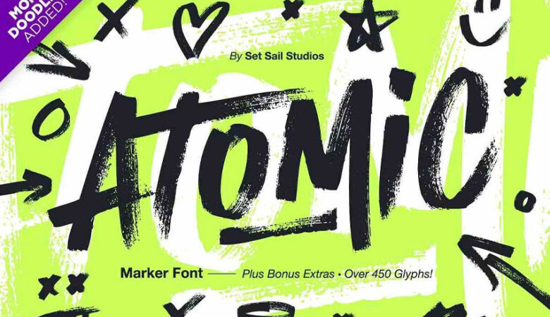 Atomic Marker Font