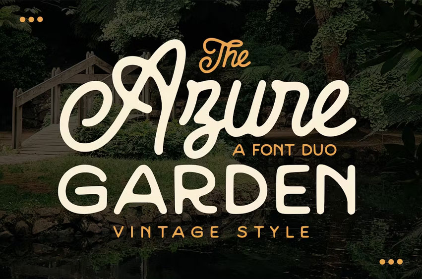 Azure Garden Font