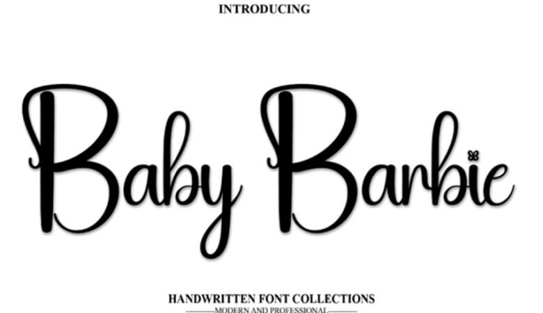 Baby Barbie Font