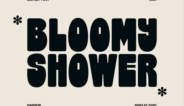 Bloomy Shower Font