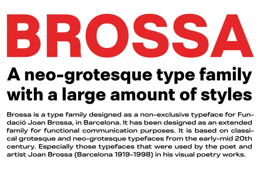 Brossa Font