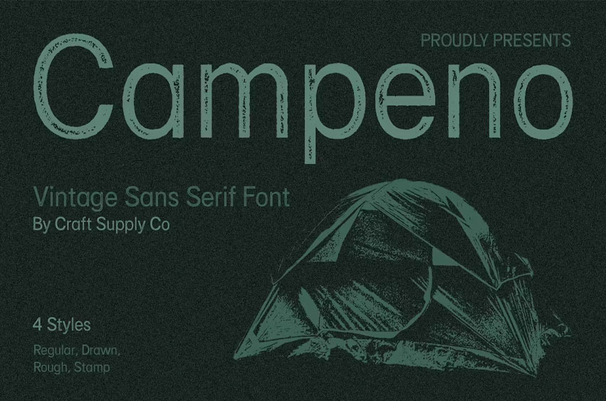 Campeno Vintage Font