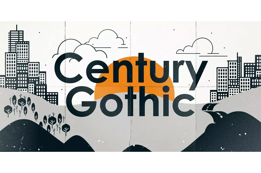 Century Gothic Font