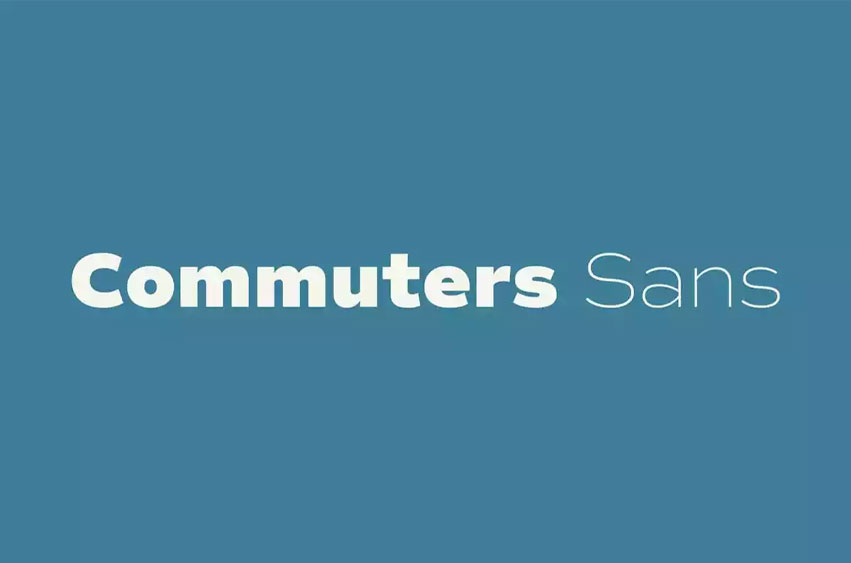 Commuters Sans Font