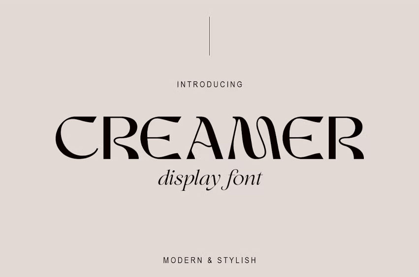 Creamer Font