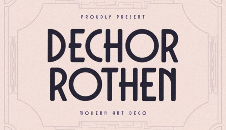 Dechor Rothen Font
