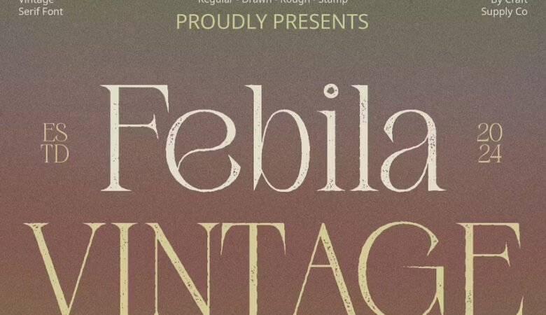 Febila Vintage Font