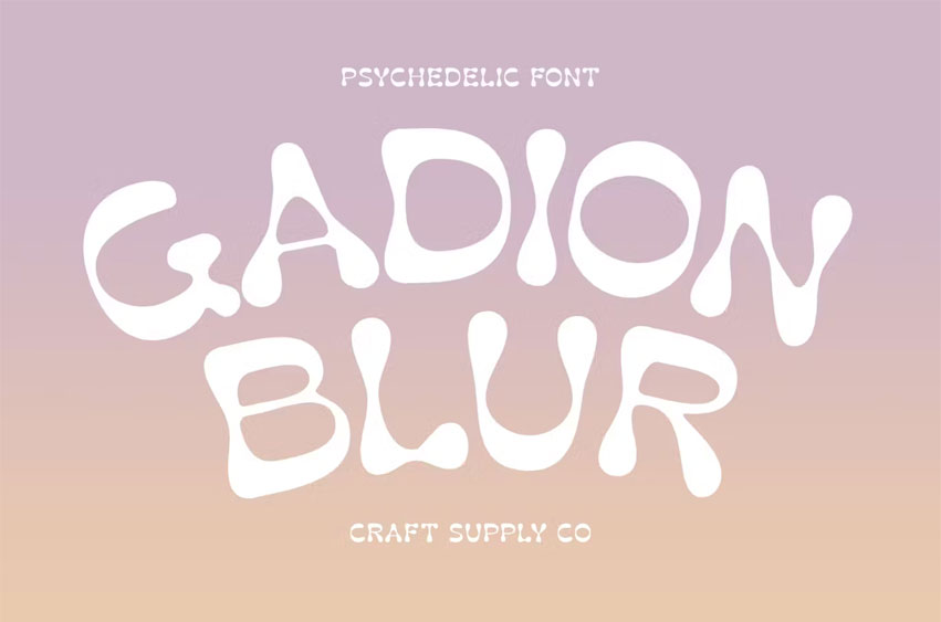 Gadion Blur Font