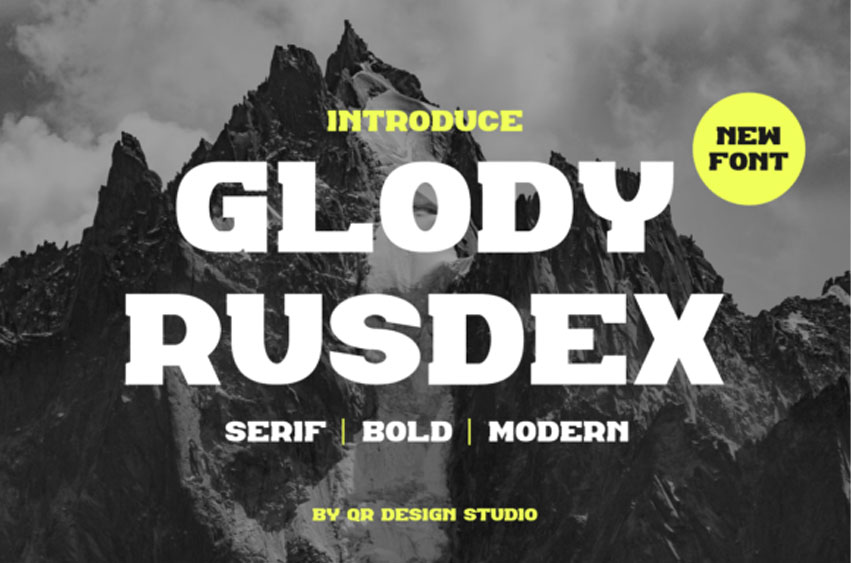 Glody Rusdex Font