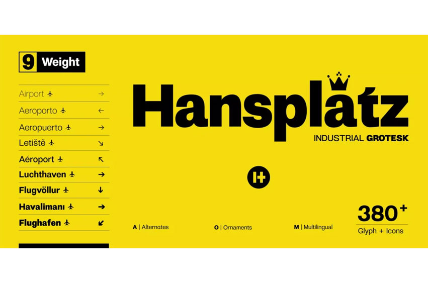 Hansplatz Grotesk Font