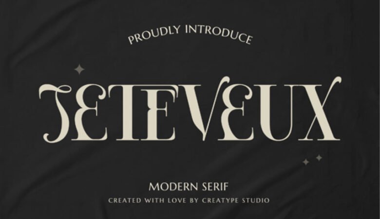 Jeteveux Font