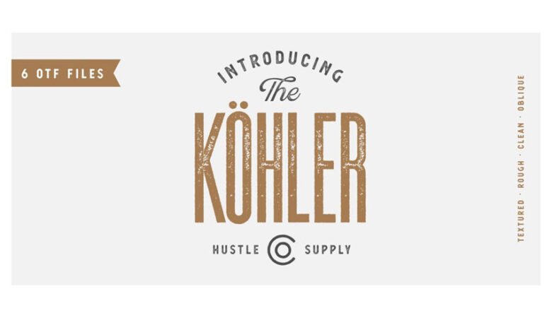 Kohler Font