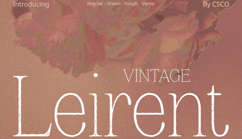 Leirent Vintage Font