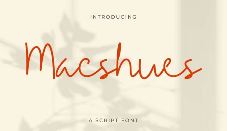 Macshues Font