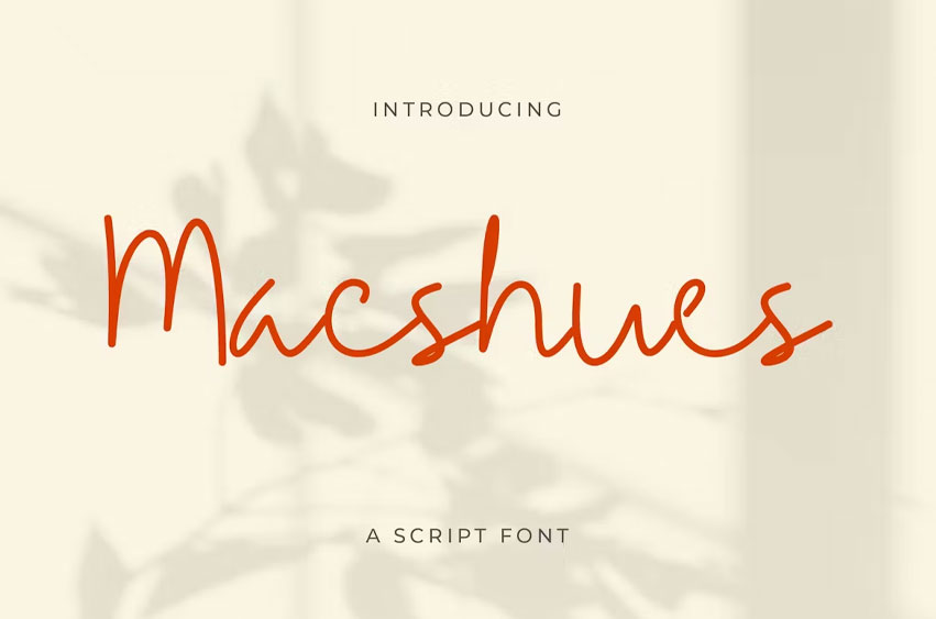 Macshues Font