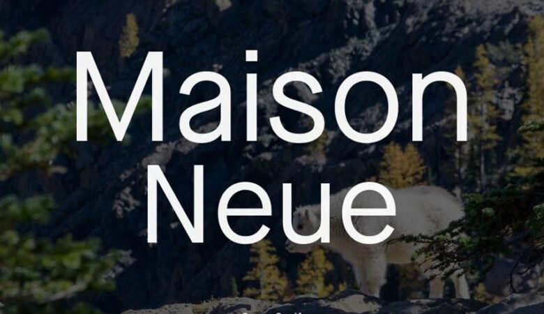 Maison Neue Font