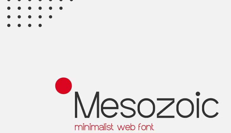 Mesozoic Font