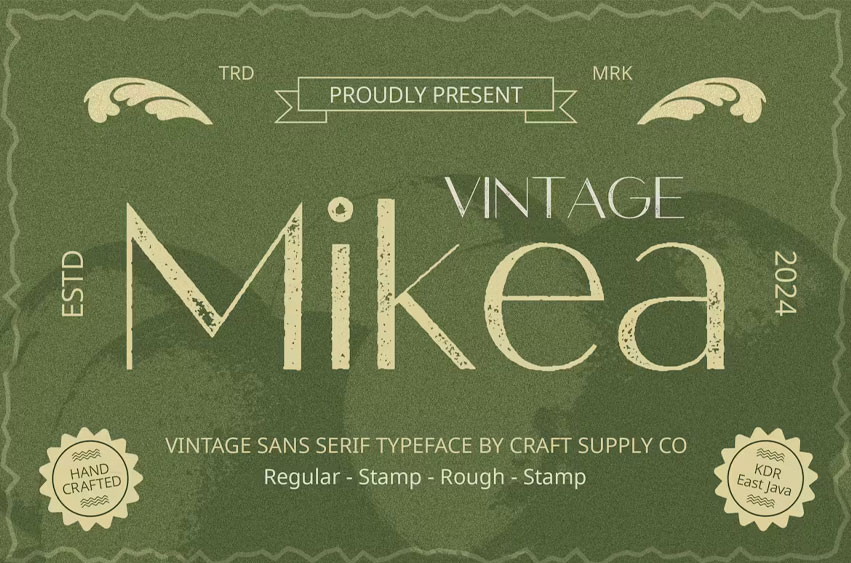 Mikea Vintage Font