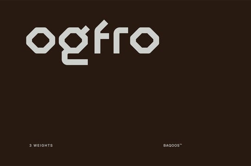 Ogfro Font