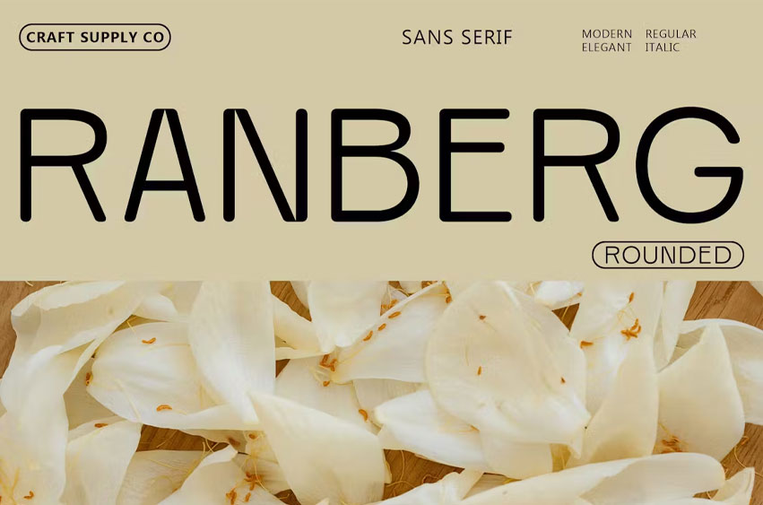 Ranberg Rounded Font