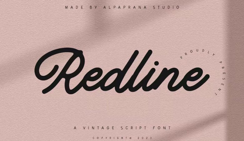 Redline Font