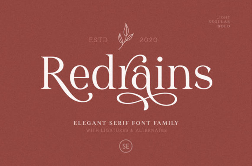 Redrains Font